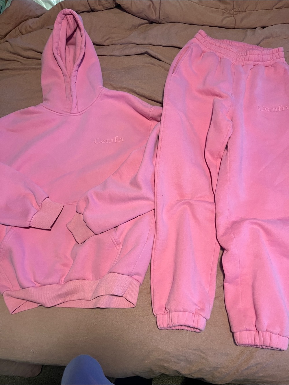 Comfrt Pink Hoodie & Jogger Set